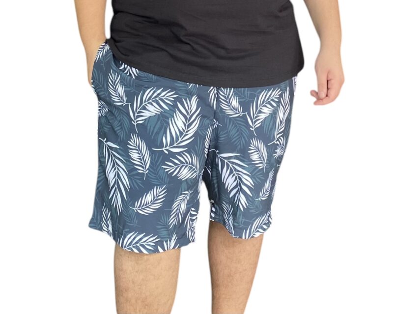 Bermuda Tactel Estampada Contra Regra