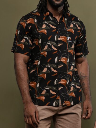 Camisa Viscose manga curta Estampada Fatal
