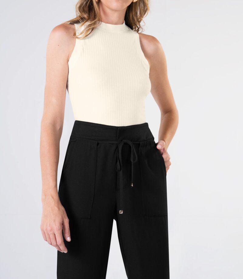 Blusa Regata Gola Alta Canelada Endless