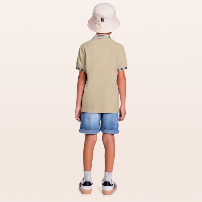 Camiseta Gola Polo Infantil Fakini - Image 3