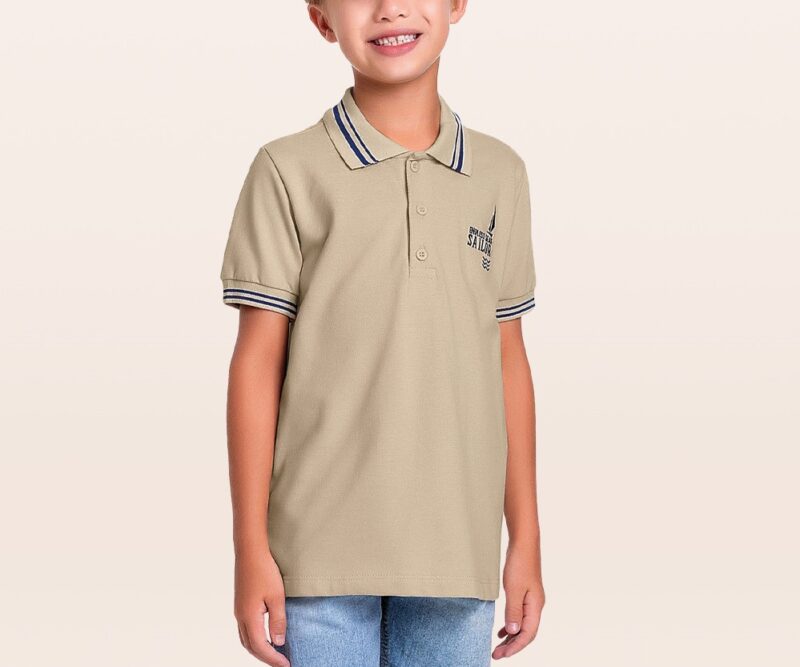 Camiseta Gola Polo Infantil Fakini