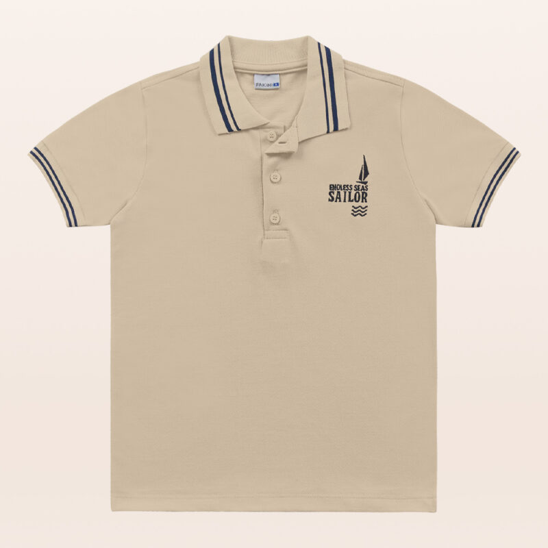 Camiseta Gola Polo Infantil Fakini - Image 5