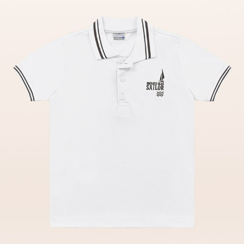 Camiseta Gola Polo Infantil Fakini - Image 6