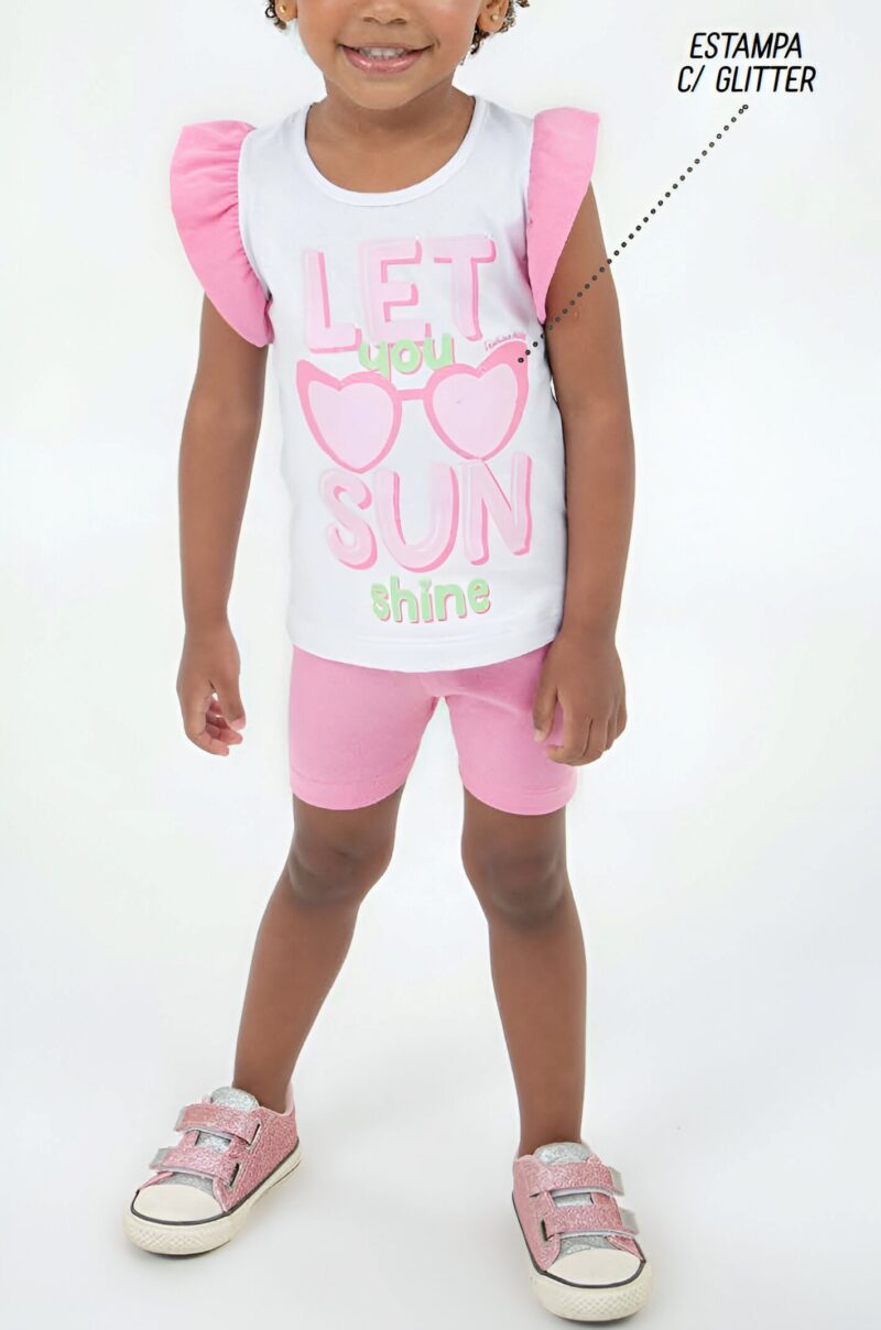 Kit 3 Conjuntos Modinhas Verão FashionKids - Image 2