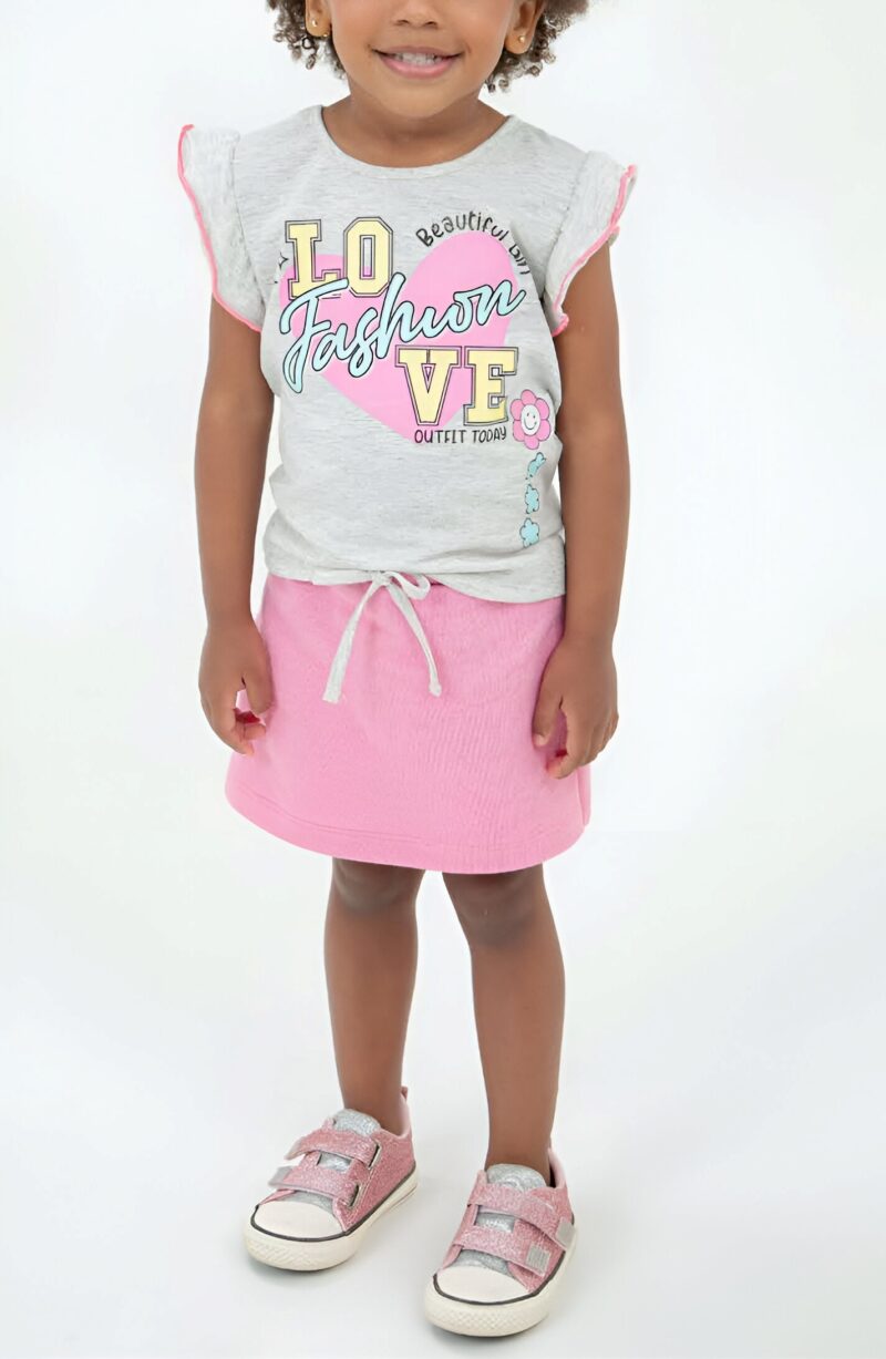 Kit 3 Conjuntos Modinhas Verão FashionKids