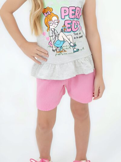 Kit 3 Conjuntos Modinhas Verão FashionKids