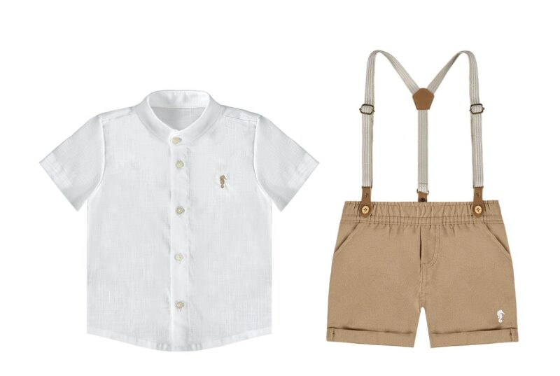 Conjunto Camisa Social com Suspensório Açucena - Image 3