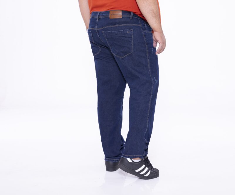 Calça Plus Size Jeans Slim Escura - Image 2
